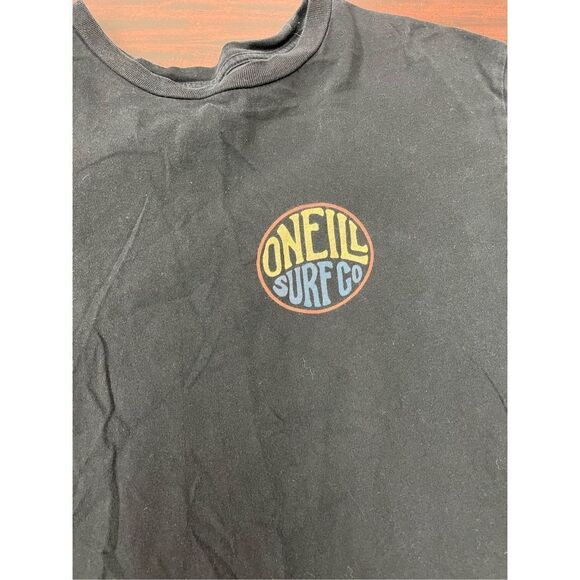 O’Neill Surf Shop Modern Fit Black Short Sleeve Tee Size Medium - Picture 2 of 6